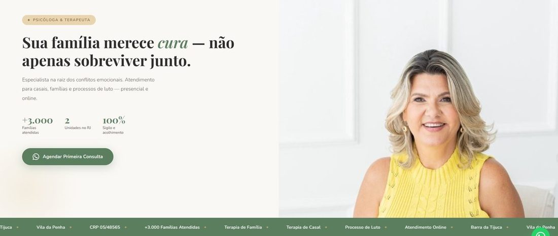 Site criado para Sandra Esteves
